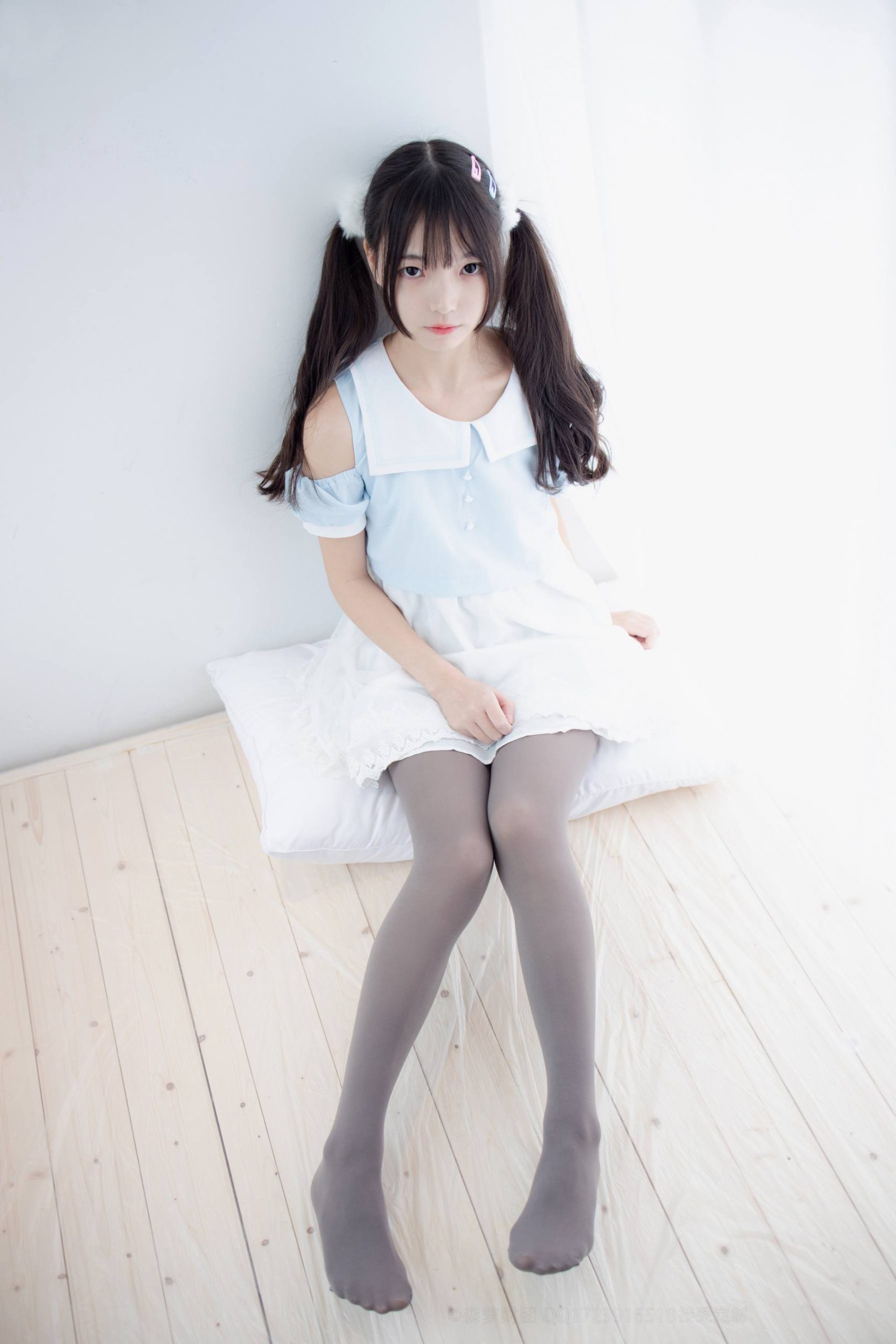 图片[2]-超级甜美的灰丝小姑娘【86P】20005-好看哟