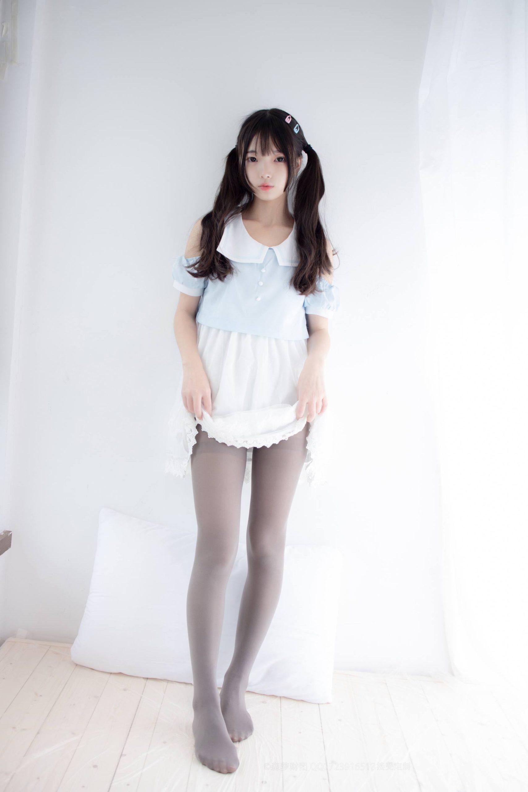 图片[4]-超级甜美的灰丝小姑娘【86P】20005-好看哟