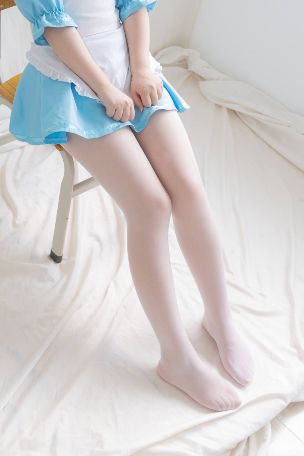 图片[5]-女仆装白丝女孩【43P】20014-好看哟