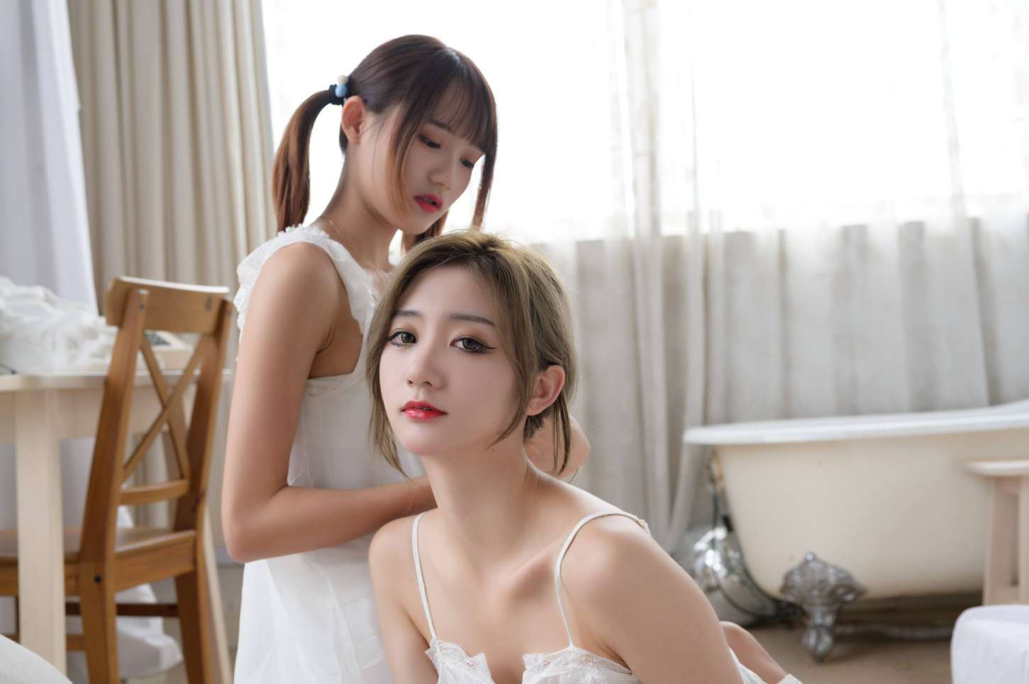 图片[4]-【免费】弹尤克里里的双马尾齐刘海女孩【35P】20024-好看哟