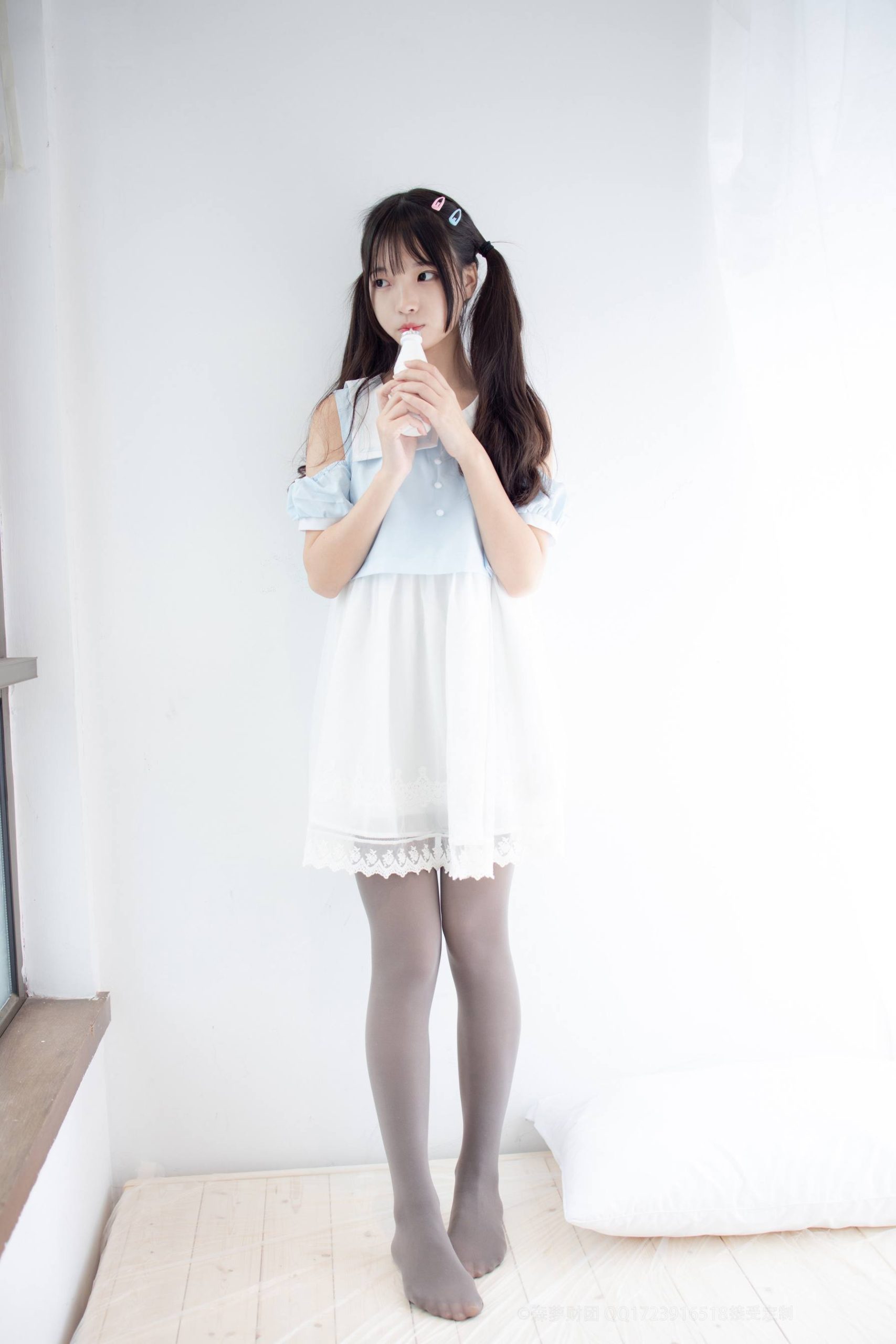 图片[6]-超级甜美的灰丝小姑娘【86P】20005-好看哟