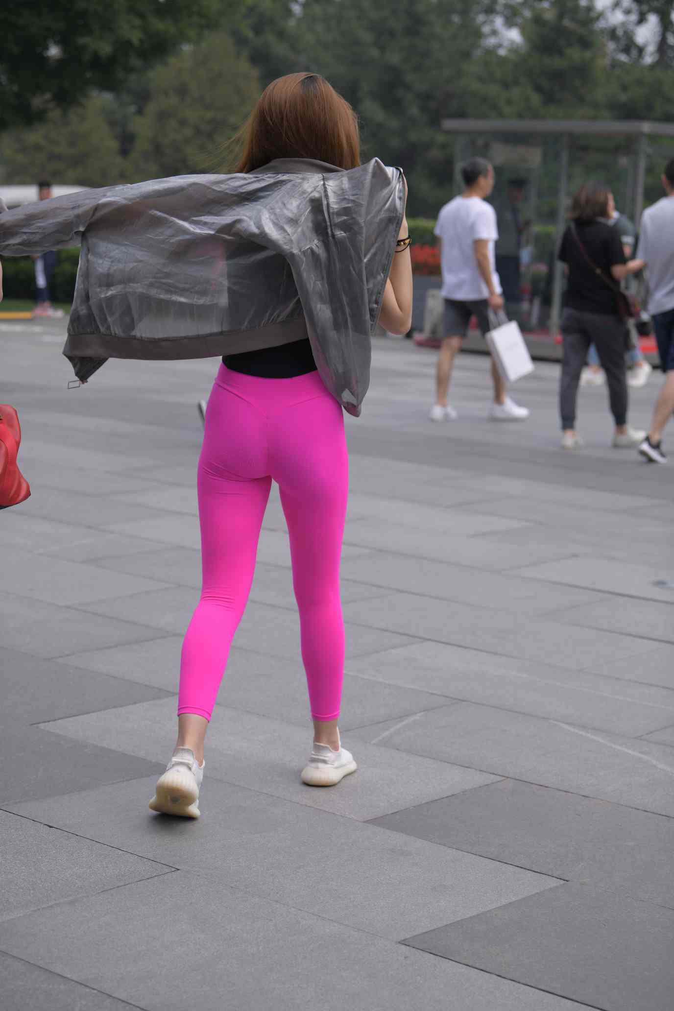 图片[5]-粉色瑜伽裤眼镜女孩【57P】04021-好看哟