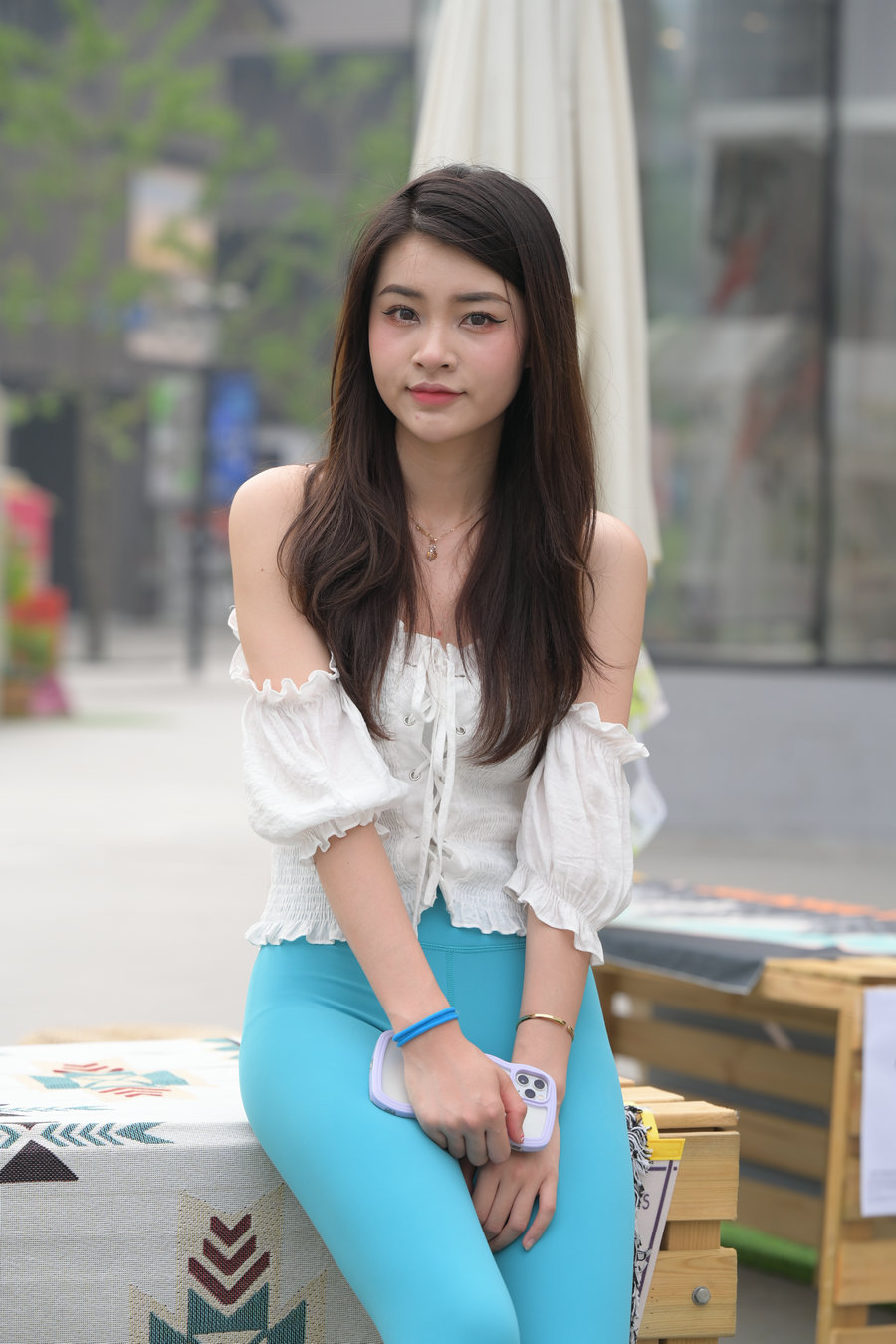 图片[2]-蓝色瑜伽裤漂亮女孩 J3299 769P-12.9GB-好看哟