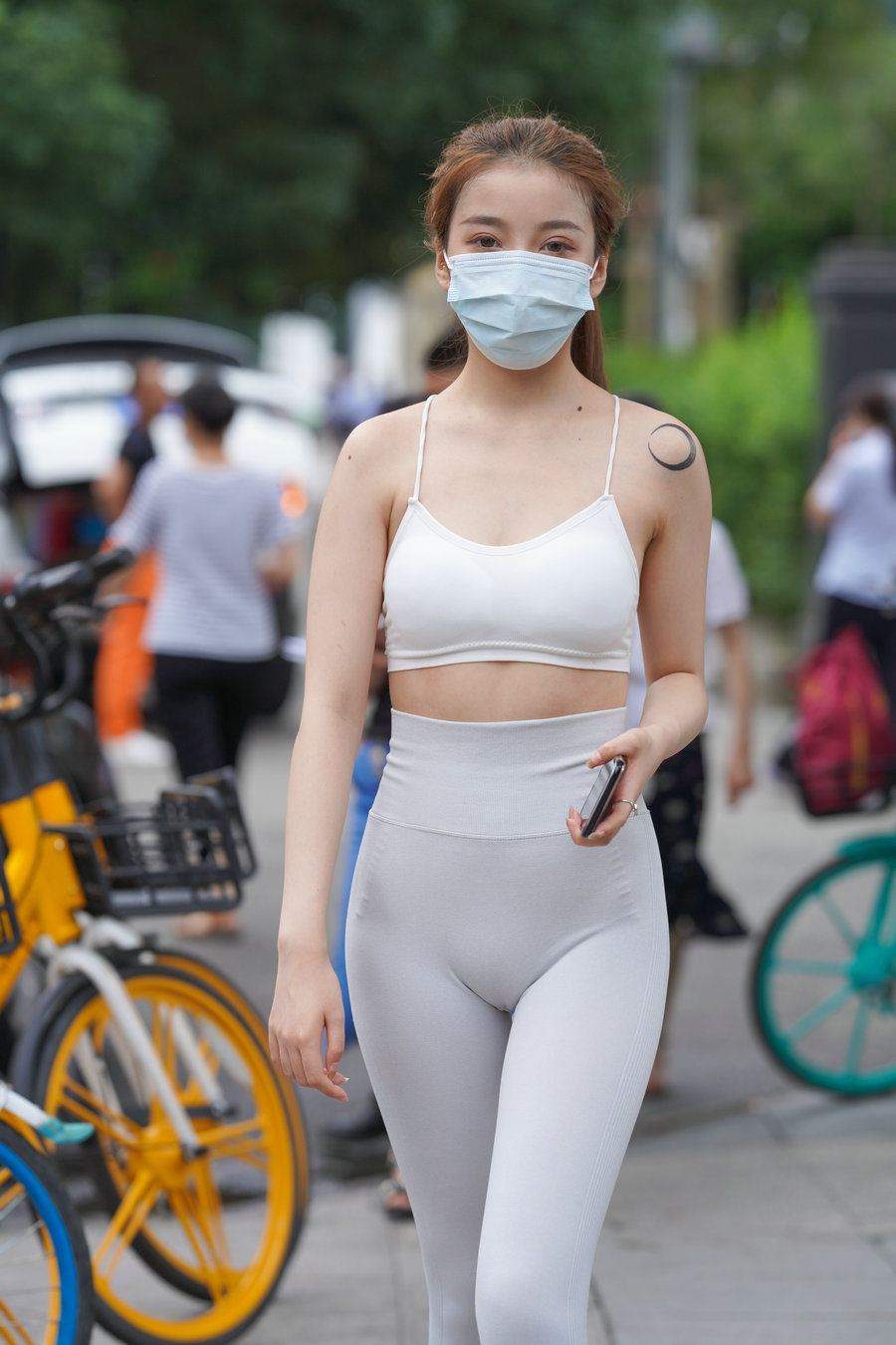 图片[2]-灰色瑜伽裤女孩 J1323 723P4V-17.9GB-好看哟