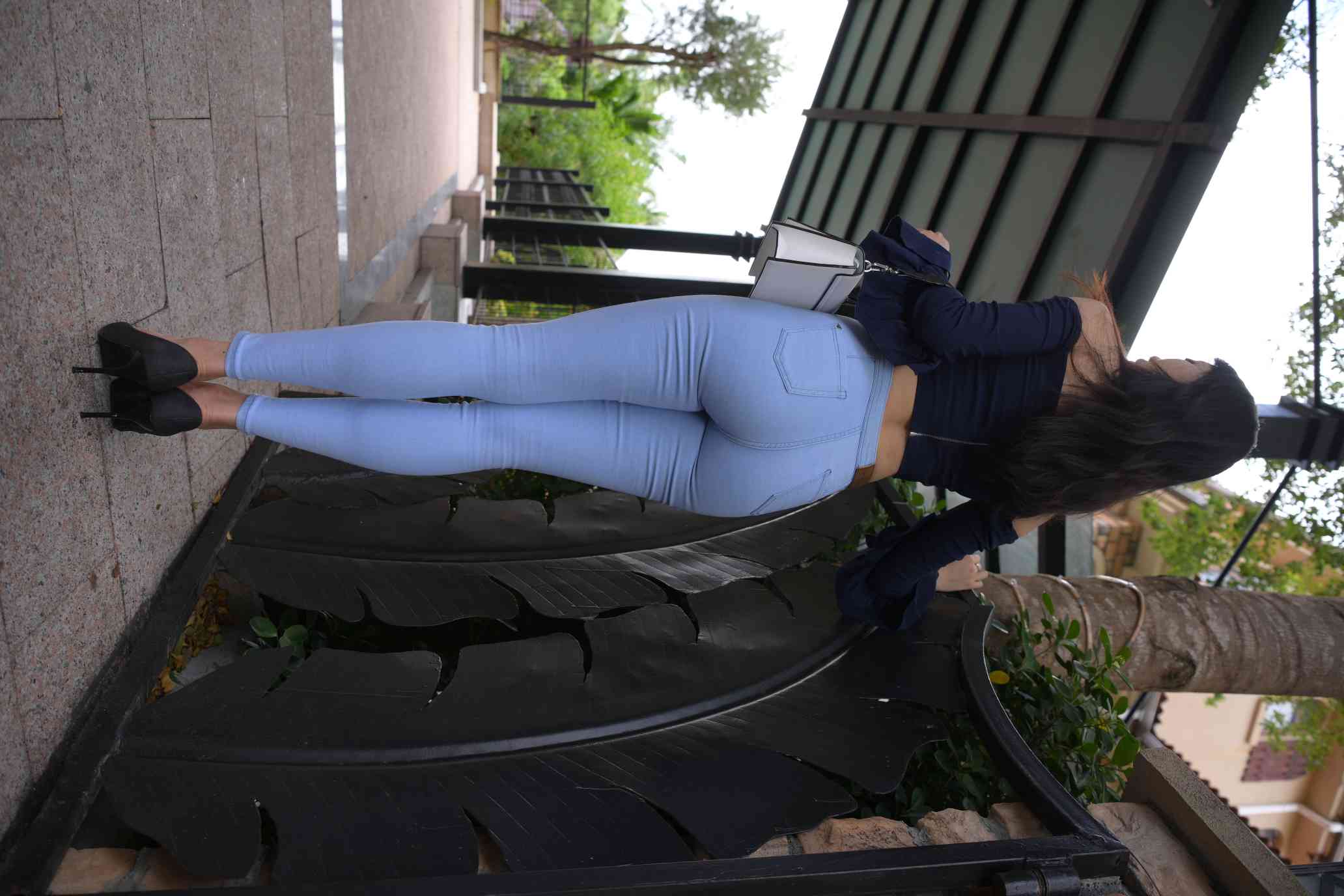 图片[3]-紧身牛仔裤女生【1127P】04027-好看哟