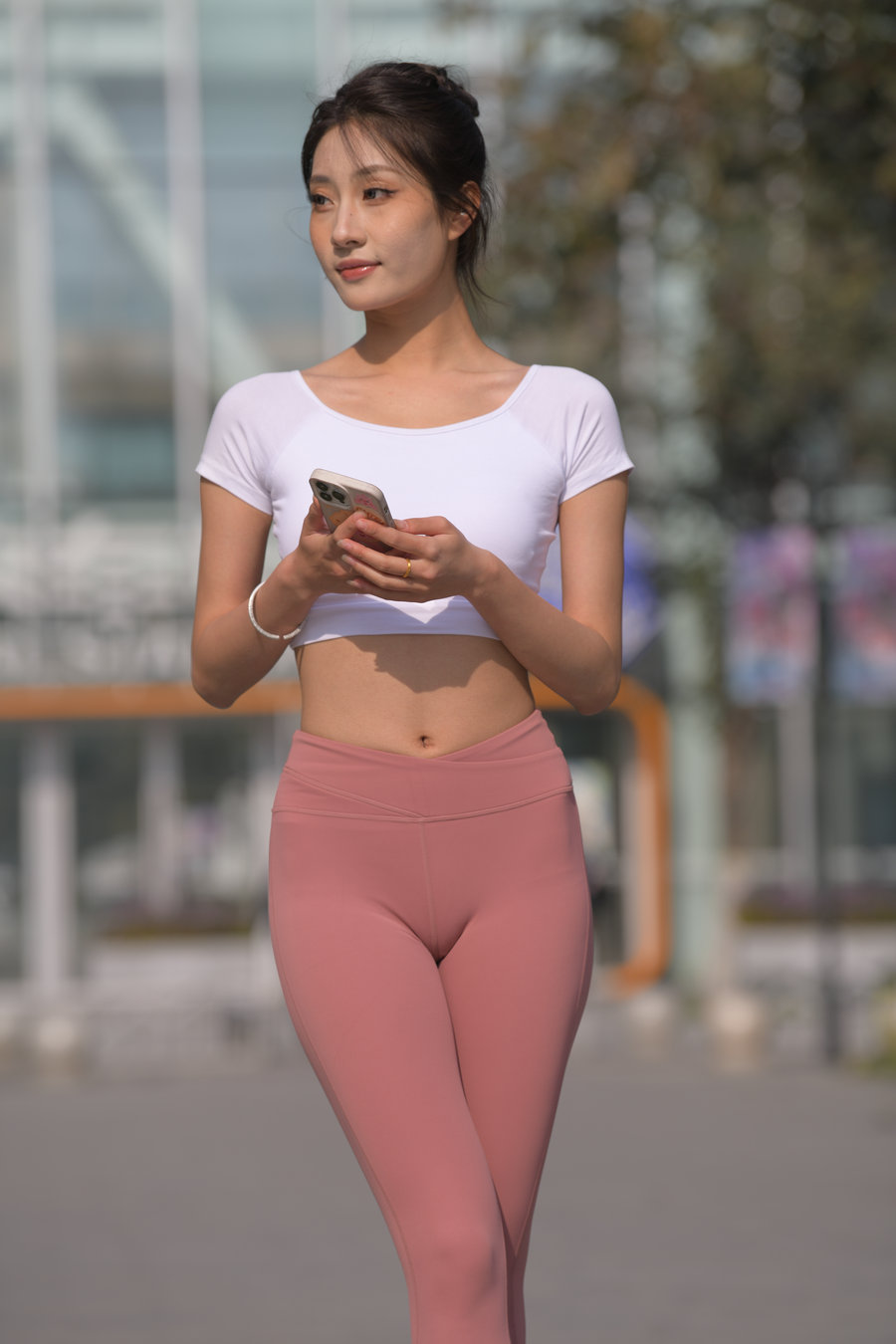 粉红色瑜伽裤女孩J4915 583P1V-26.4GB-好看哟