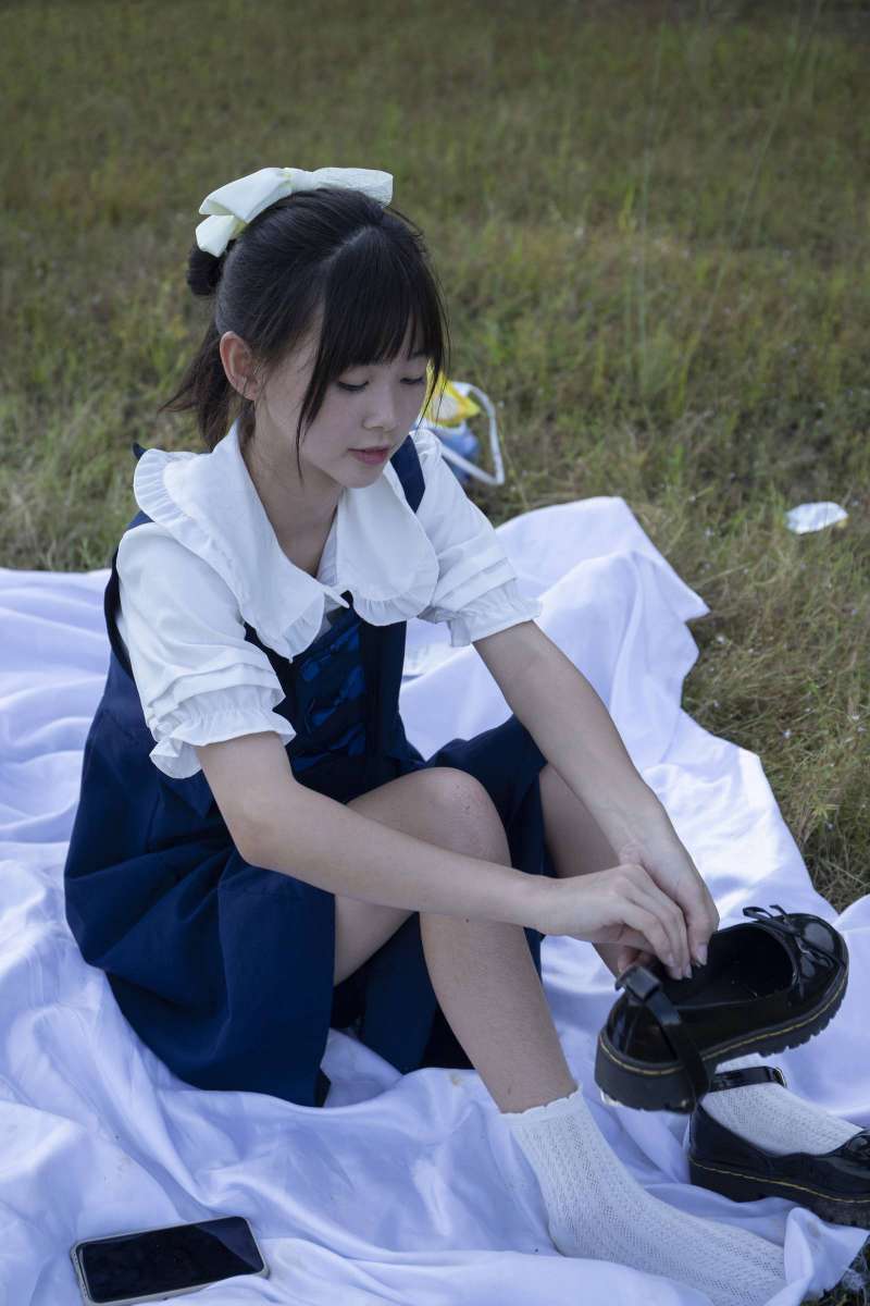 图片[4]-非常甜美的牛仔裙女孩【226P】20021-好看哟