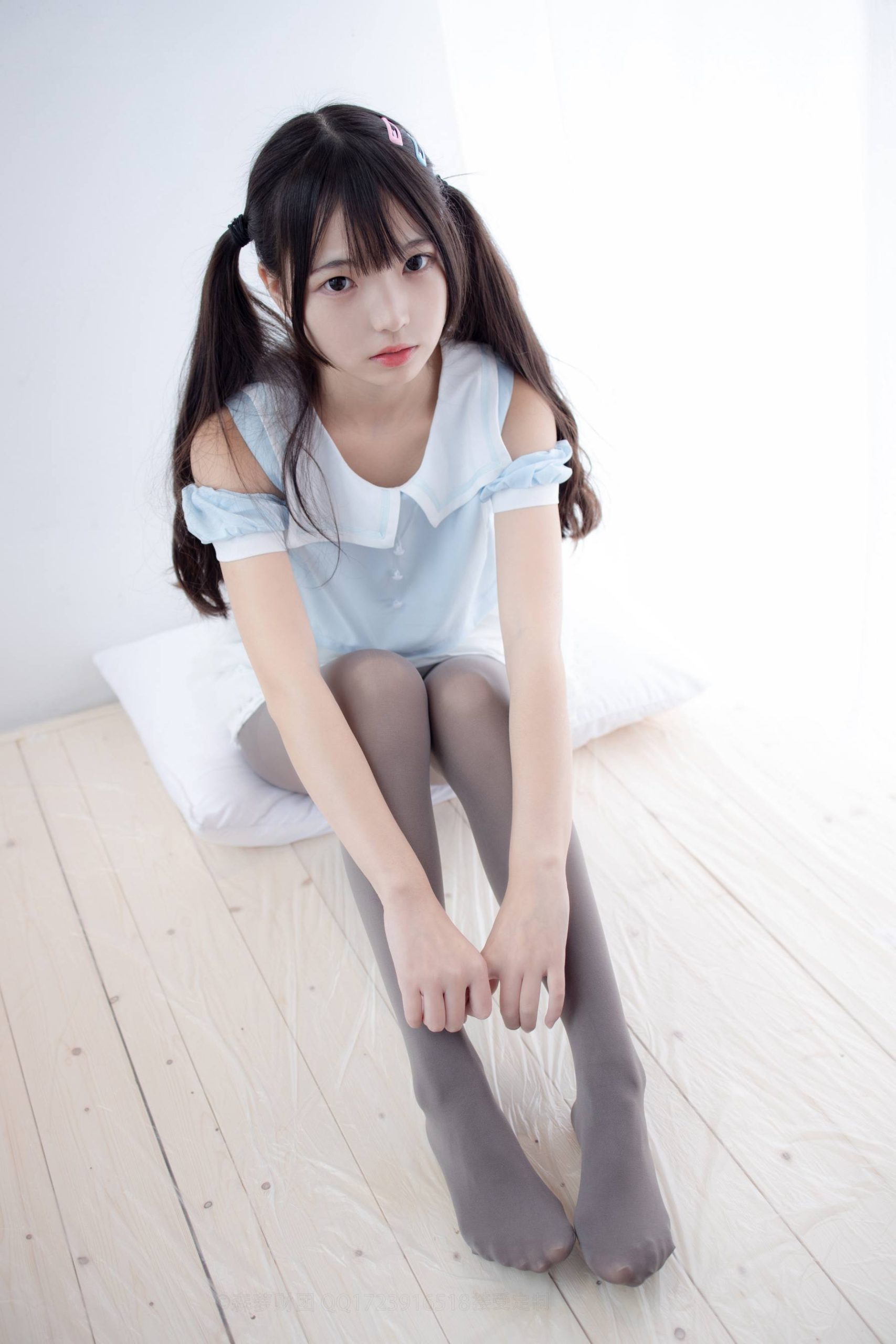 图片[3]-超级甜美的灰丝小姑娘【86P】20005-好看哟