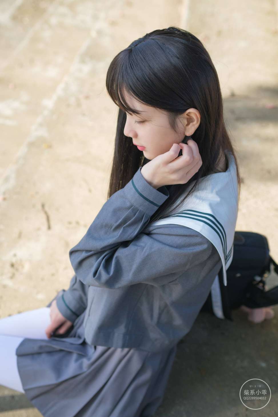 图片[3]-白丝清纯少女真的太可爱了【60P】20001-好看哟