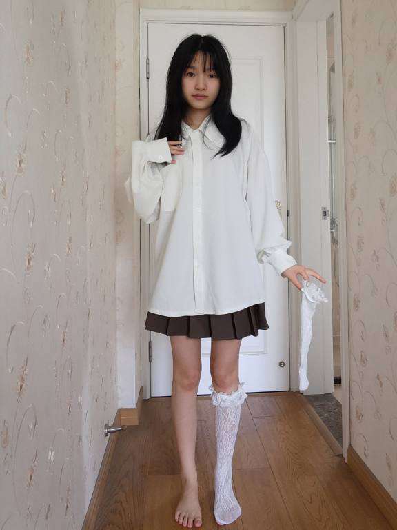 百褶裙可爱又大方的小姑娘【122P】20002-好看哟