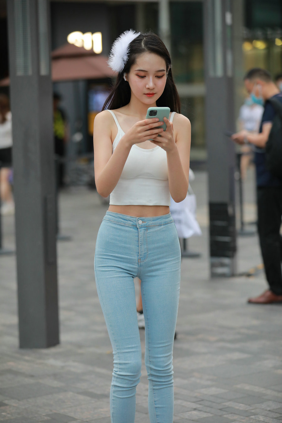 图片[3]-非常漂亮的牛仔裤女孩 J2144 98P1V-1.92GB-好看哟