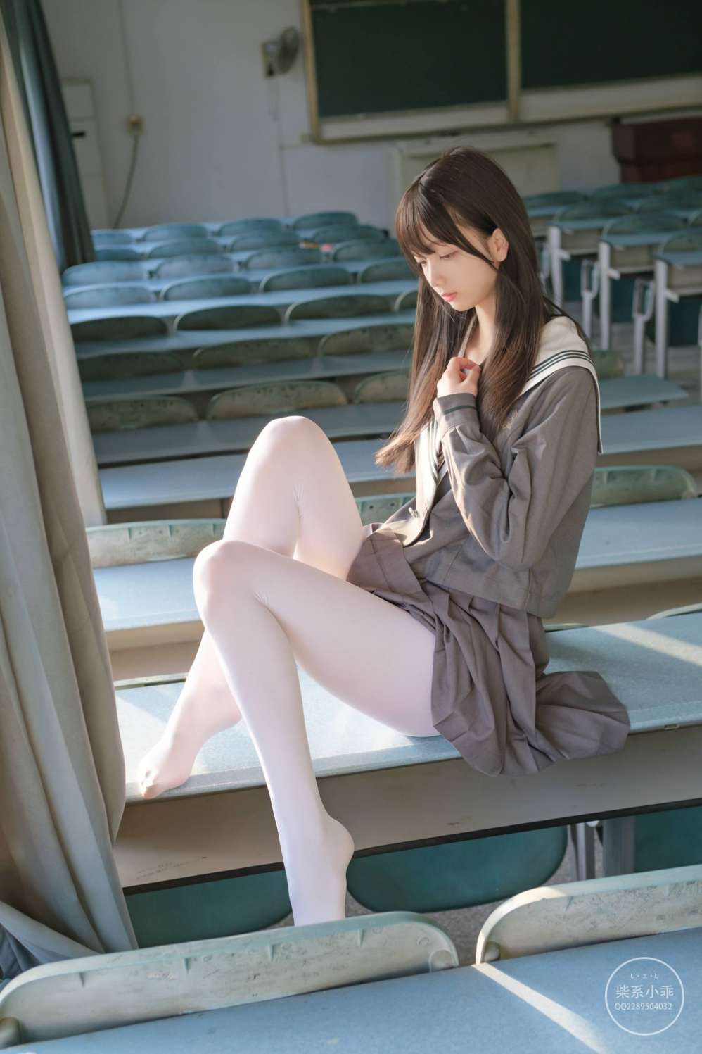 图片[5]-白丝清纯少女真的太可爱了【60P】20001-好看哟