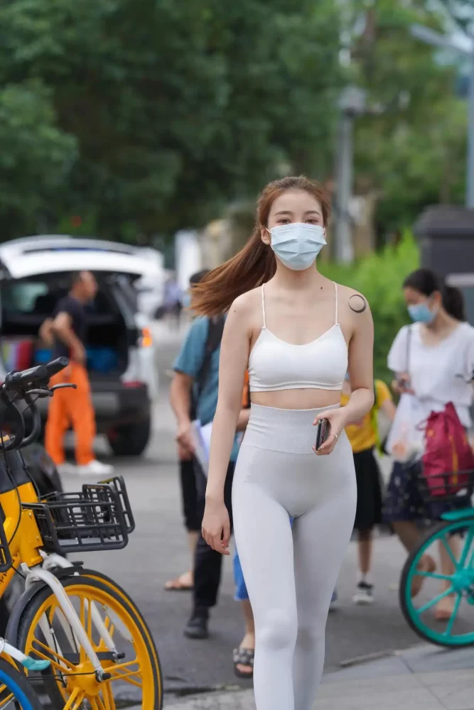 灰色瑜伽裤女孩 J1323 723P4V-17.9GB-猫爪图