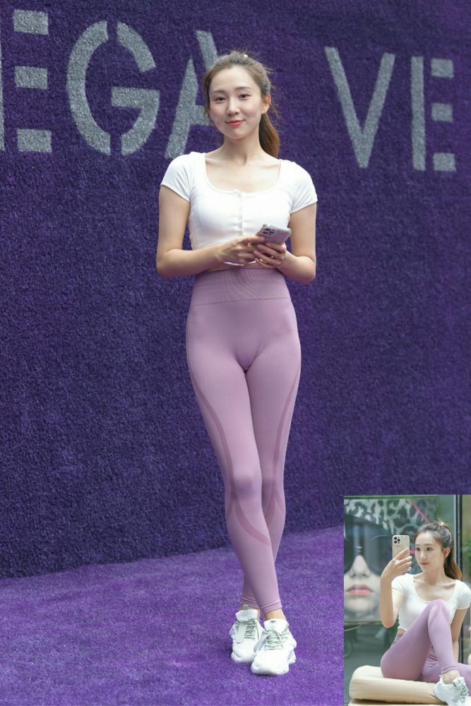 图片[4]-香芋色瑜伽裤高马尾漂亮女孩J2206 545P1V-19.1GB-好看哟