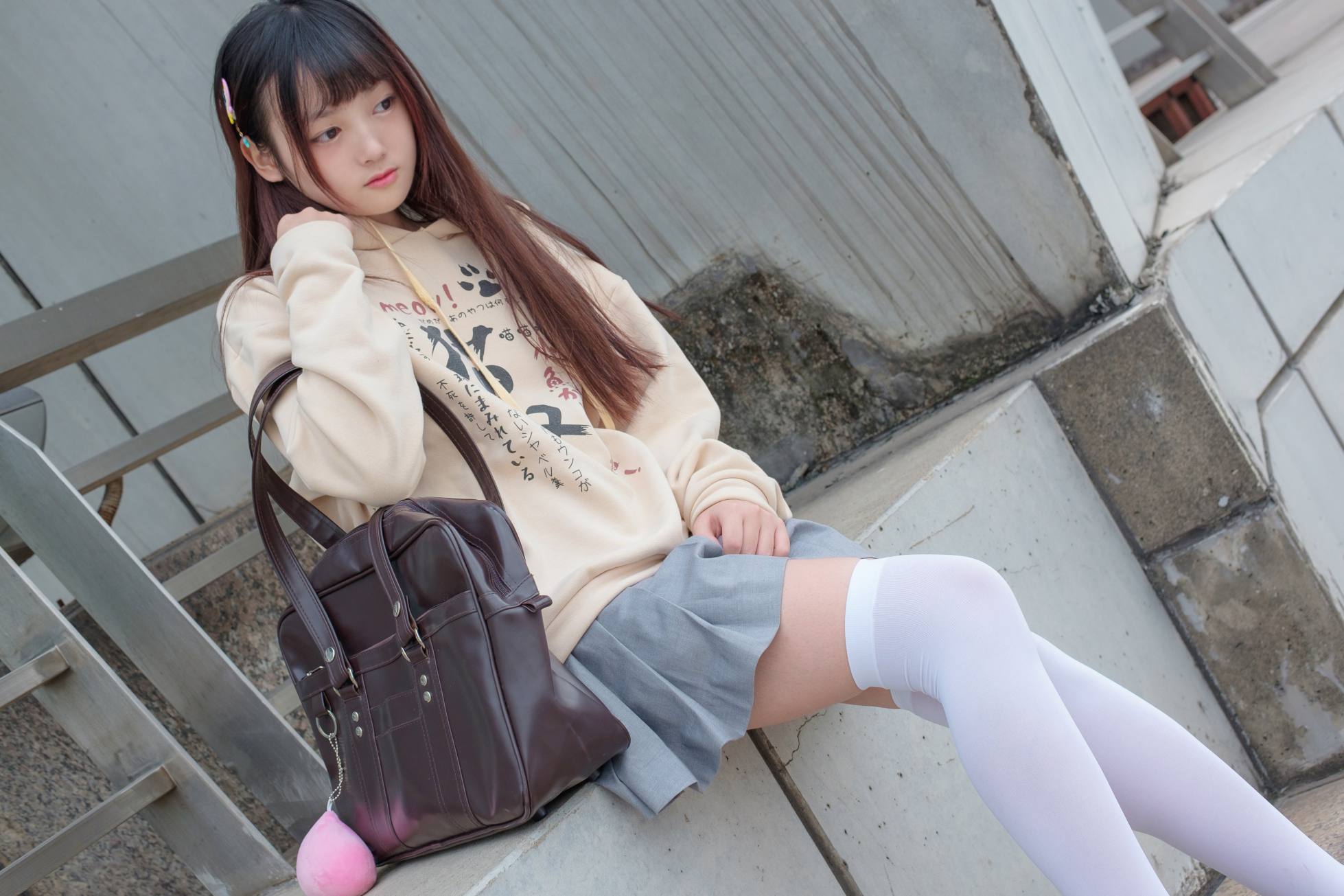 图片[3]-甜美的白丝女孩【131P】20007-好看哟