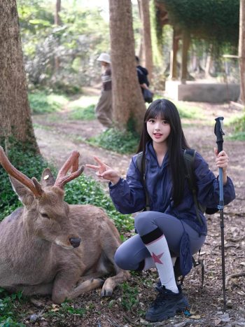 图片[5]-爱爬山的瑜伽裤MM，太甜美了！~-好看哟