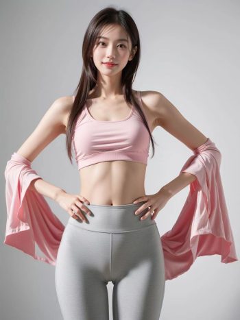 图片[8]-AI瑜伽裤清纯妹子系列图-好看哟