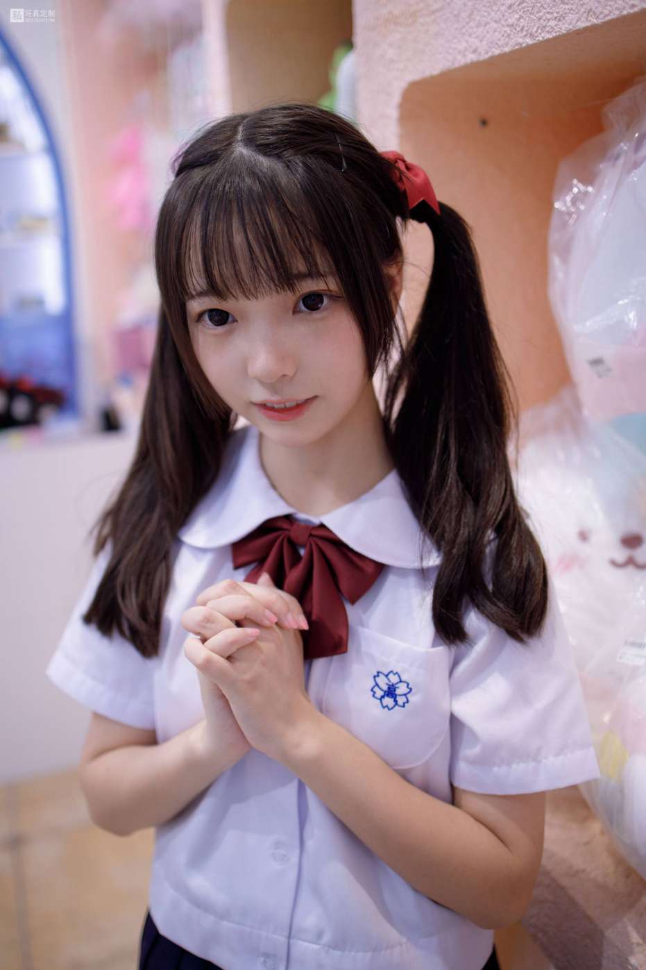 图片[4]-眼神好清澈的双马尾白丝女孩【75P】20019-好看哟