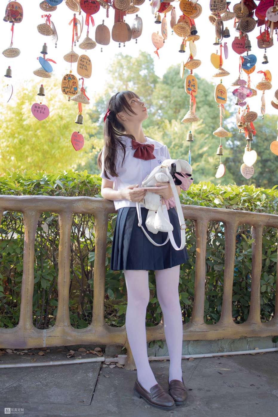 图片[5]-眼神好清澈的双马尾白丝女孩【75P】20019-好看哟