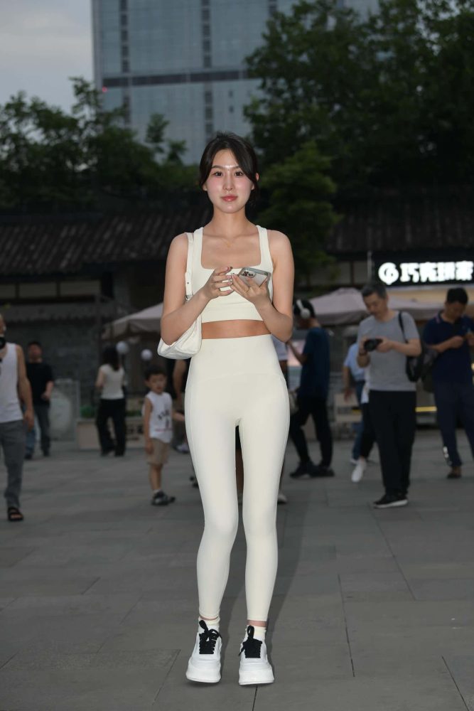 图片[3]-P0103 白色瑜伽运动装【212P】-猫爪图